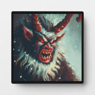 Christmas Krampus 3 Plaque