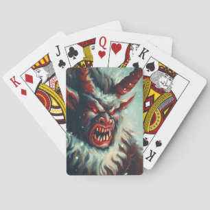 Christmas Krampus (3) Poker Cards