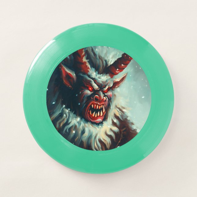 Christmas Krampus (3) Wham-O Frisbee (Front)