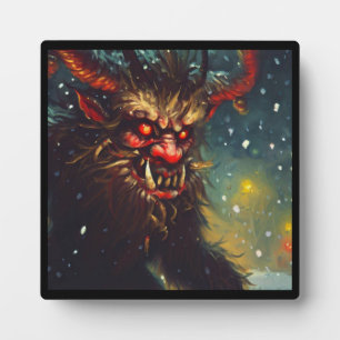 Christmas Krampus 4 Plaque