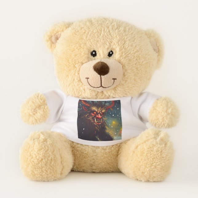 Christmas Krampus (4) Teddy Bear (Front)