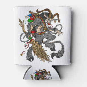 Christmas krampus comin for the naughty listers.pn can cooler