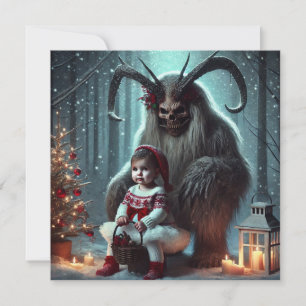 Christmas Krampus Holiday Card