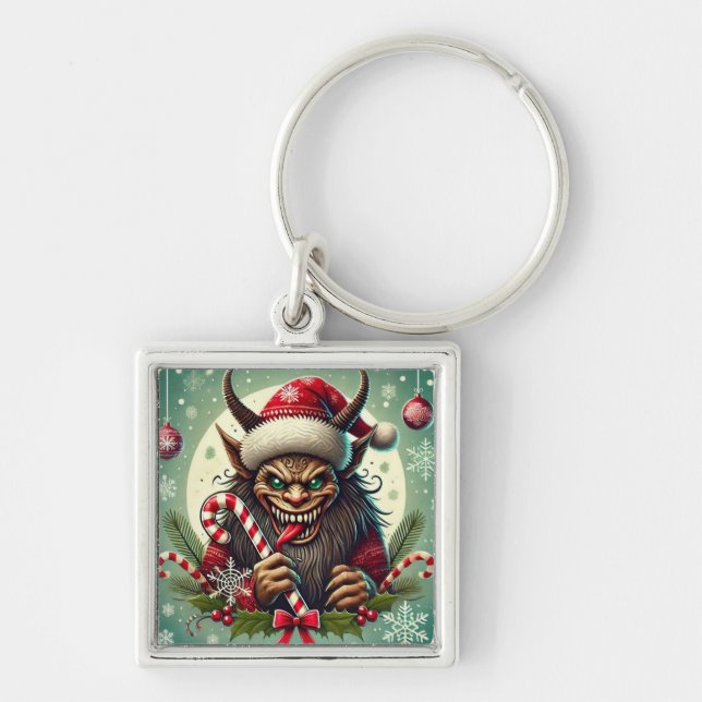 Christmas Krampus  Keychain (Front)