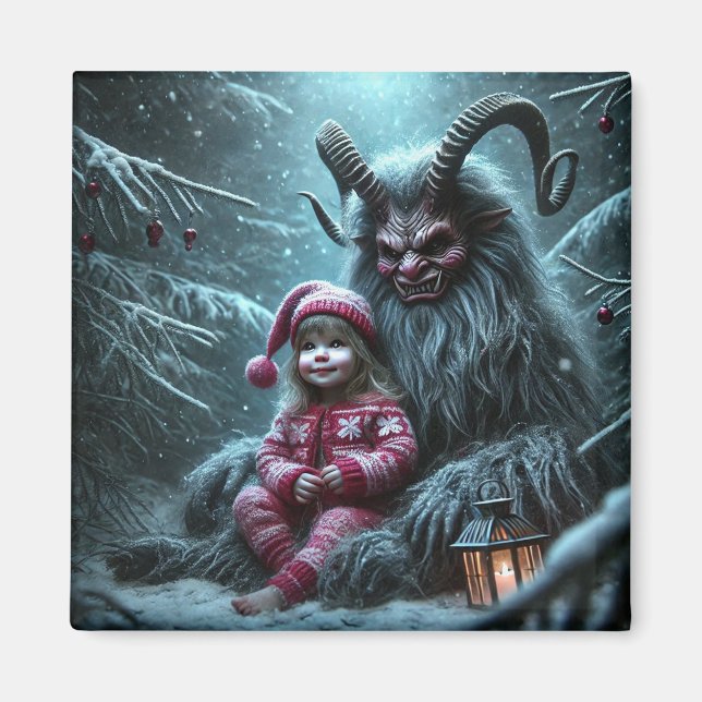 Christmas Krampus Magnet  (Front)