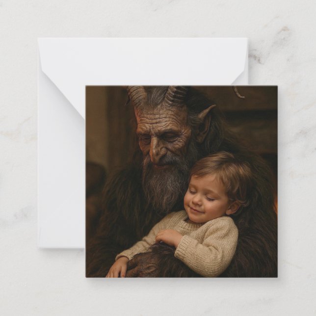 Christmas Krampus Note Card (Front)