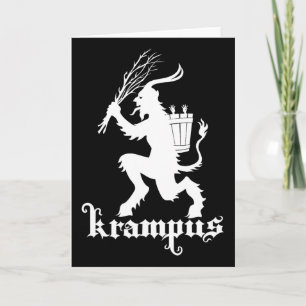 Christmas Krampus Scary Xmas Horror Occult Holiday Card