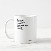 Christmas Kwanzaa Hanukkah Solstice Yuletide