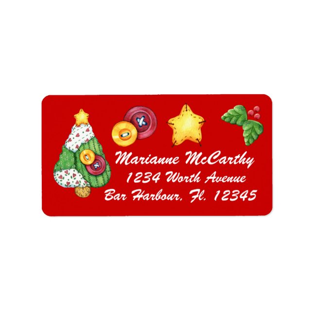 Christmas Label - SRF (Front)