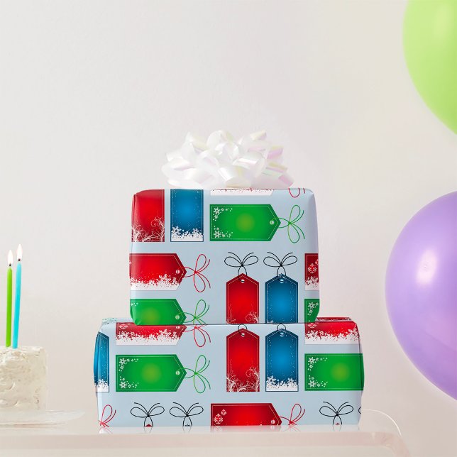 Christmas Labels Wrapping Paper (Creator Uploaded)