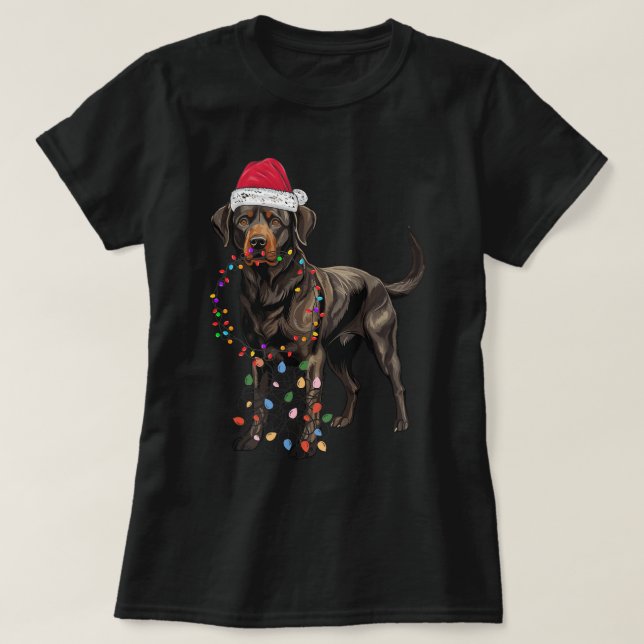christmas labrador dog huge T-Shirt (Design Front)