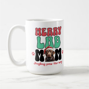 Christmas Labrador Dog Mom Coffee Mug
