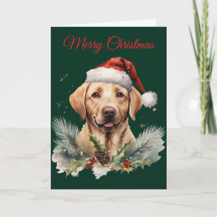 Christmas Labrador Holiday Card