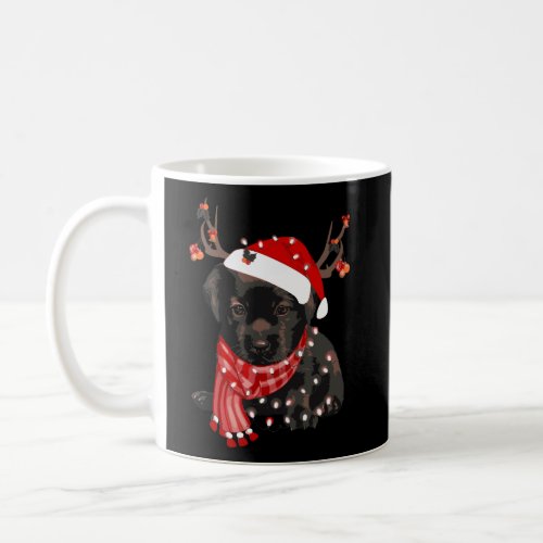 Christmas Labrador Retriever Dog Black Lab Lover G Coffee Mug