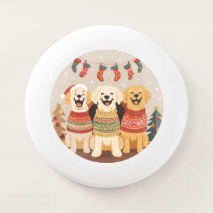 Christmas Labrador Retriever Dogs Wham-O Frisbee