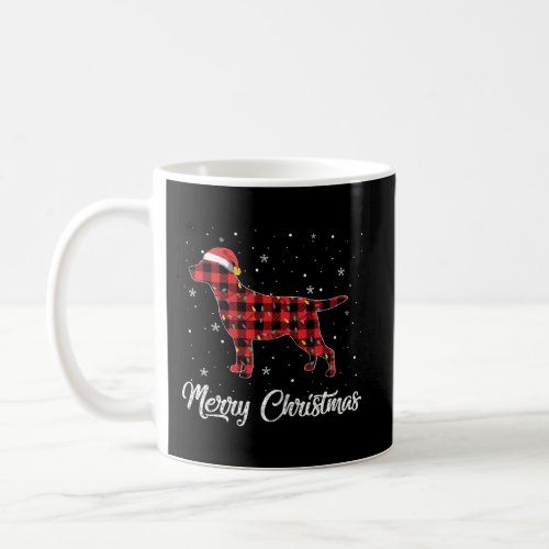 Christmas Labrador Retriever Red Plaid Dog Lover P Coffee Mug