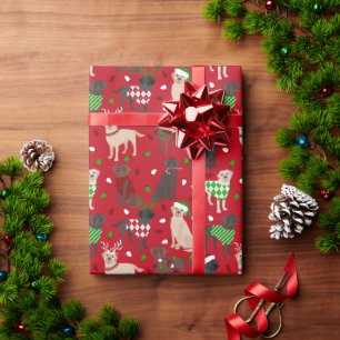 Christmas Labrador Retriever Wrapping Paper