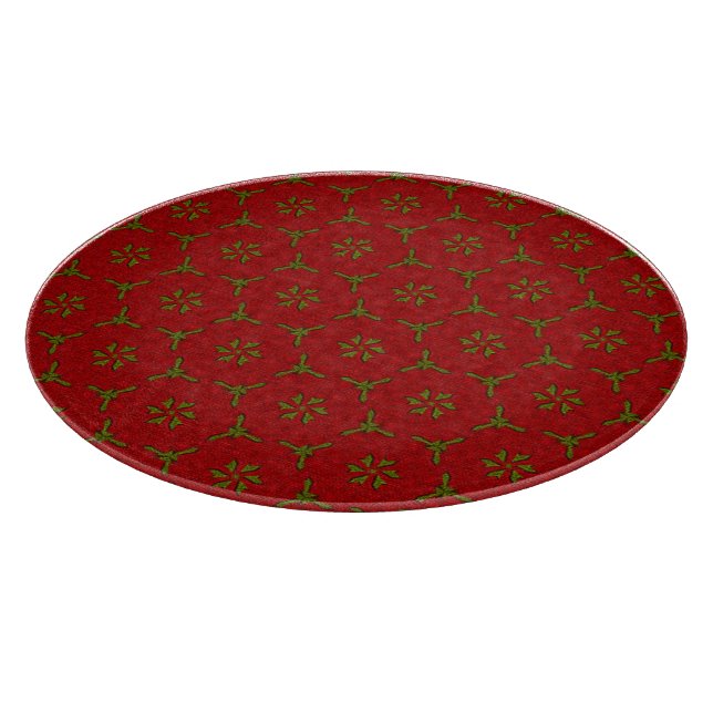 Christmas Lace Pattern Cutting Board (Corner)