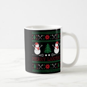 Christmas Lacrosse Lax Player Ugly Christmas Xmas Coffee Mug