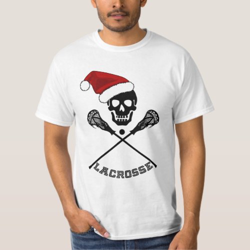 Christmas Lacrosse Sticks T_Shirt