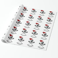 Christmas Lacrosse Sticks Wrapping Paper