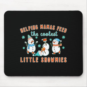 Christmas Lactation Consultant Lactation Nurse Lac Mouse Pad