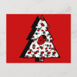 CHRISTMAS LADYBUGS HOLIDAY POSTCARD