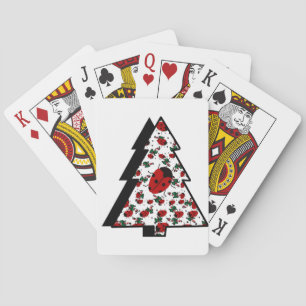 CHRISTMAS LADYBUGS POKER CARDS