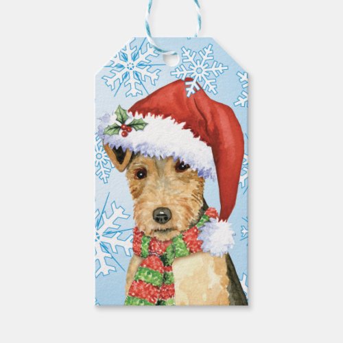 Christmas Lakeland Terrier Gift Tags