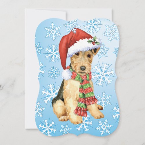 Christmas Lakeland Terrier Holiday Card