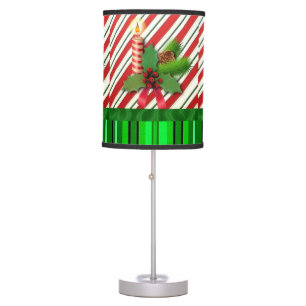 Christmas Lamp, Christmas Candle Table Lamp
