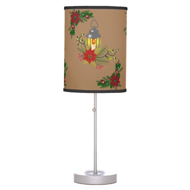 Christmas Lamp, Christmas Candle Table Lamp (Front)