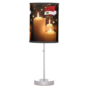 Christmas Lamp, Christmas Candle Table Lamp