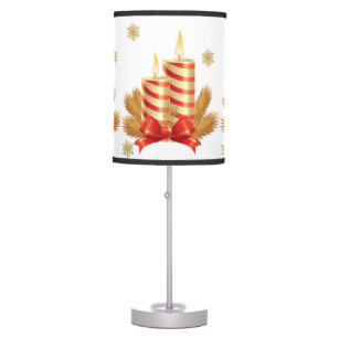 Christmas Lamp, Christmas Candle Table Lamp