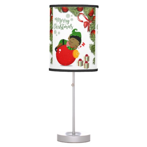 Christmas Lamp Elf Table Lamp