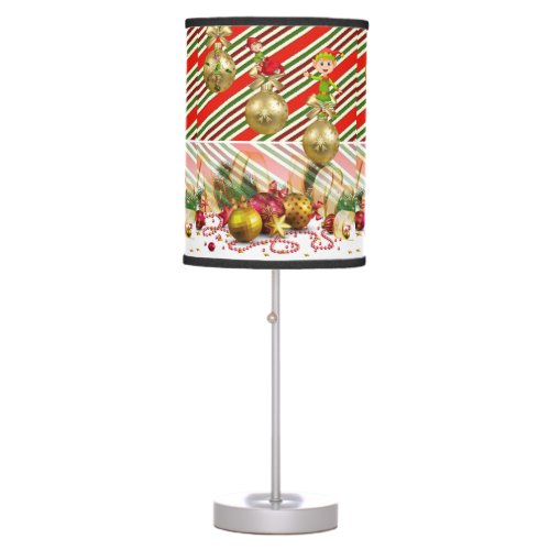 Christmas Lamp Elf Table Lamp