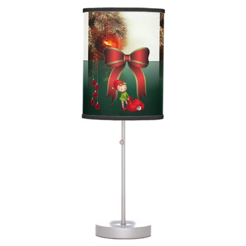 Christmas Lamp Elf Table Lamp