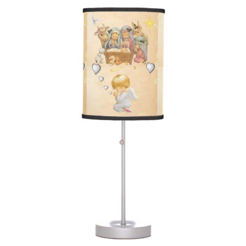 Christmas Lamp Jesus Christ Table Lamp