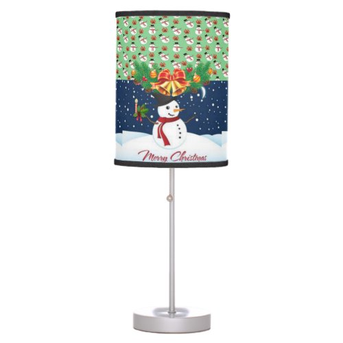 Christmas Lamp Merry Christmas Table Lamp