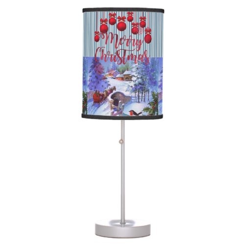 Christmas Lamp Merry Christmas Table Lamp