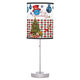 Christmas Lamp, Merry Christmas Table Lamp