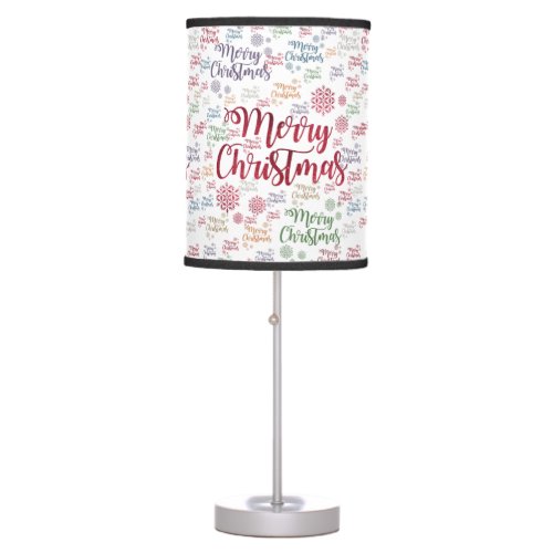 Christmas Lamp Merry Christmas Table Lamp