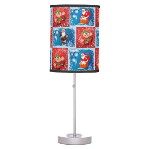 Christmas Lamp, Santa Table Lamp