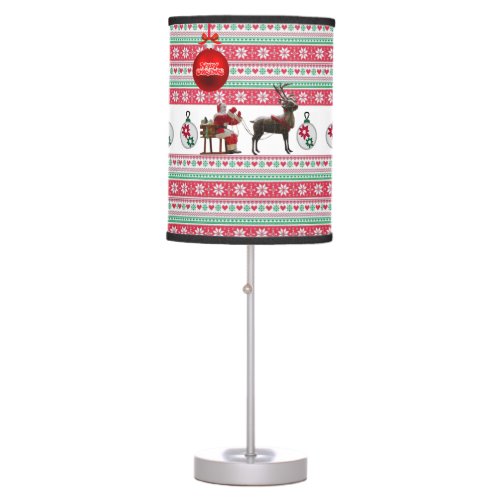 Christmas Lamp Santa Table Lamp