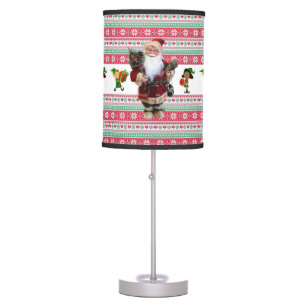 Christmas Lamp, Santa Table Lamp