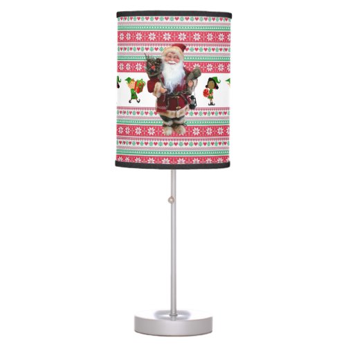 Christmas Lamp Santa Table Lamp