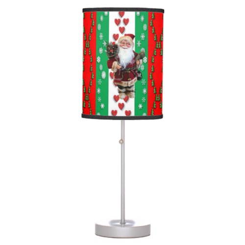 Christmas Lamp Santa Table Lamp