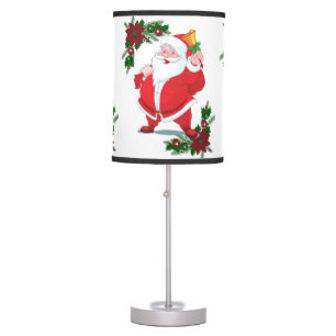 Christmas Lamp, Santa Table Lamp