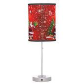 Christmas Lamp, Santa Table Lamp (Back)