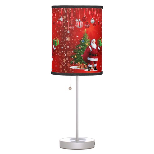 Christmas Lamp, Santa Table Lamp (Right)